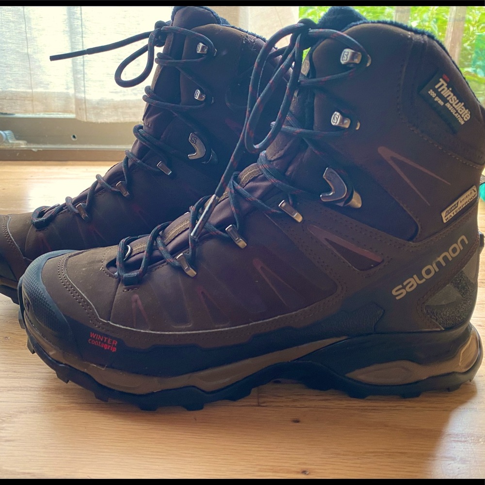 Salomon Brown Winter & Rain Boots with Durable Design